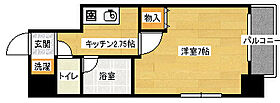 広島県広島市中区十日市町１丁目（賃貸マンション1K・8階・22.50㎡） その2