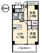 広島県広島市安佐南区緑井１丁目（賃貸マンション2LDK・7階・65.65㎡） その2