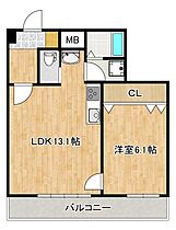 広島県広島市西区己斐本町２丁目（賃貸マンション1LDK・4階・45.70㎡） その2