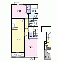 広島県広島市東区福田５丁目（賃貸アパート2LDK・2階・57.02㎡） その2