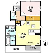 広島県広島市東区中山上１丁目（賃貸アパート1LDK・1階・45.74㎡） その2