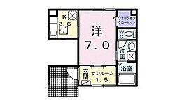 広島県安芸郡海田町東昭和町（賃貸アパート1K・1階・27.77㎡） その2