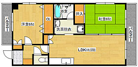 広島県広島市南区宇品東２丁目（賃貸マンション2LDK・3階・55.86㎡） その2