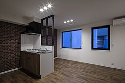 広島高速交通アストラムライン 上安駅 徒歩5分の賃貸アパート 1階ワンルームのリビング/ダイニング