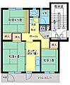 相模原田名団地7号棟3階4.6万円