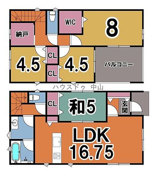 間取りを拡大表示