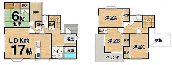 間取りを拡大表示