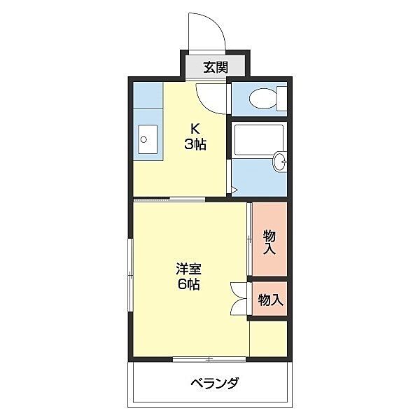 和歌山県和歌山市栄谷(賃貸マンション1K・1階・23.18㎡)の写真 その2