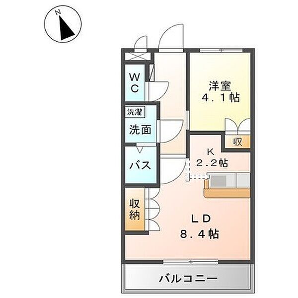 カサ・セピア 101｜和歌山県和歌山市園部(賃貸アパート1LDK・1階・36.00㎡)の写真 その2