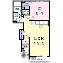 メモリーガーデン　II 102 ｜ 和歌山県和歌山市山口西67-1（賃貸アパート1LDK・1階・44.70㎡） その2