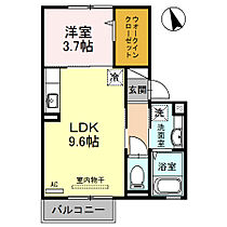 D-room毛見 202 ｜ 和歌山県和歌山市毛見（賃貸アパート1LDK・2階・35.32㎡） その2