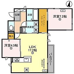 D-ROOM和歌山黒田II 2階/201