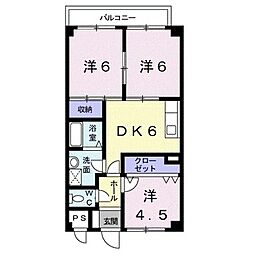 間取図画像 3DK