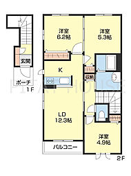 シャーメゾンオーキッド 2階