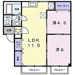 ハイツ星峰 2階