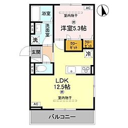 D-ROOM 手平 2階/201