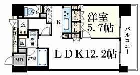 兵庫県姫路市安田２丁目（賃貸マンション1LDK・7階・41.49㎡） その2