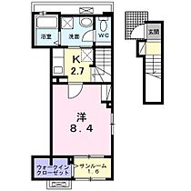 兵庫県姫路市龍野町３丁目（賃貸アパート1K・2階・36.33㎡） その2