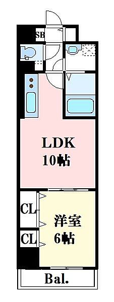 兵庫県姫路市栗山町(賃貸マンション1LDK・5階・40.12㎡)の写真 その2