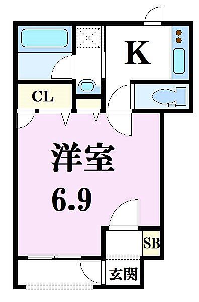 兵庫県姫路市神屋町(賃貸アパート1K・1階・25.93㎡)の写真 その2