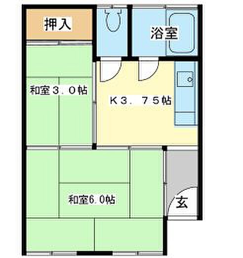 兵庫県姫路市西二階町(賃貸マンション2K・4階・28.15㎡)の写真 その2