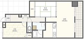 兵庫県姫路市北原（賃貸マンション2LDK・3階・68.29㎡） その2