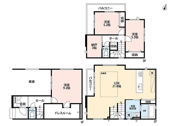 間取りを拡大表示