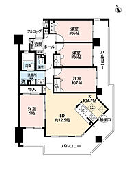 アンピール美しが丘 4LDKの間取図画像