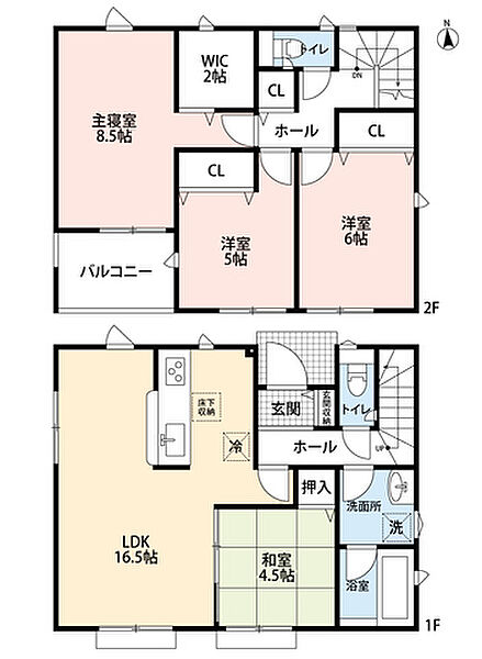 間取りを拡大表示