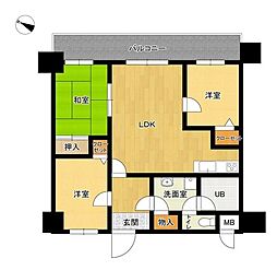 間取図画像 3LDK