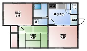 佐藤住宅 B ｜ 茨城県桜川市御領3丁目66（賃貸一戸建3DK・1階・39.00㎡） その1