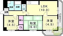 ステイツ・明石大久保 3LDKの間取図画像