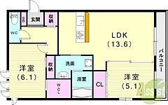 物件の間取り