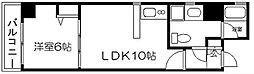 ブローニュ御所東 1LDKの間取図画像