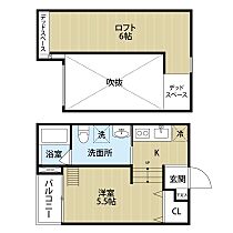 キューブハイツII  ｜ 大阪府堺市西区浜寺船尾町東1丁（賃貸アパート1R・1階・20.01㎡） その2