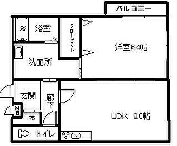 クルゼイロ旭町 305｜大阪府泉大津市旭町(賃貸アパート1LDK・3階・36.30㎡)の写真 その2