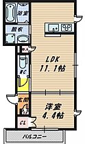 大阪府堺市西区浜寺元町5丁（賃貸マンション1LDK・3階・38.90㎡） その2