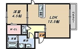 大阪府堺市西区鳳中町9丁（賃貸アパート1LDK・1階・42.97㎡） その2