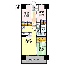 大阪府堺市西区鳳南町5丁（賃貸マンション3LDK・6階・69.50㎡） その2