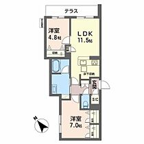 大阪府泉大津市式内町（賃貸マンション2LDK・1階・60.16㎡） その2