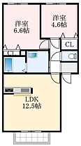 大阪府堺市中区深井東町（賃貸アパート2LDK・1階・53.25㎡） その2