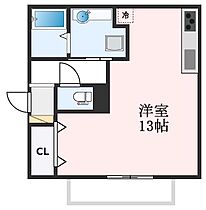 大阪府高石市東羽衣1丁目（賃貸アパート1R・1階・35.27㎡） その2