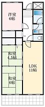 大阪府堺市西区鳳北町8丁（賃貸マンション3LDK・4階・61.00㎡） その2