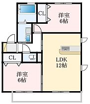 大阪府堺市中区東山（賃貸アパート2LDK・1階・55.44㎡） その2