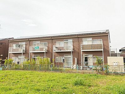 外観：前面に建物がないため開放感があります！