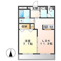 アマンプリ羽島  ｜ 岡山県倉敷市羽島（賃貸マンション1LDK・3階・46.58㎡） その2