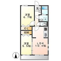 ジョビアル　コート  ｜ 岡山県総社市駅南1丁目（賃貸マンション2LDK・3階・55.18㎡） その2