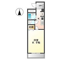 サンタプレイス  ｜ 岡山県総社市駅前2丁目（賃貸マンション1K・1階・28.88㎡） その2