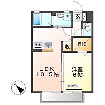 岡山県倉敷市西中新田（賃貸アパート1LDK・2階・40.07㎡） その2