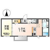 岡山県倉敷市福島（賃貸アパート1LDK・2階・36.81㎡） その2